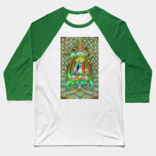 Enlightened Llama Unicorn Baseball T-Shirt